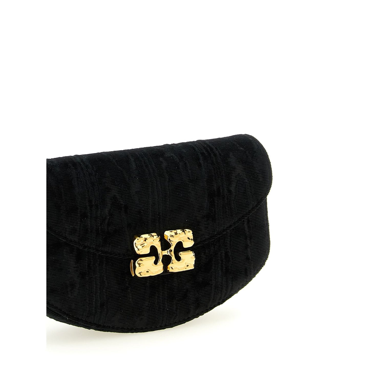 Ganni Black Polyester Cardholder