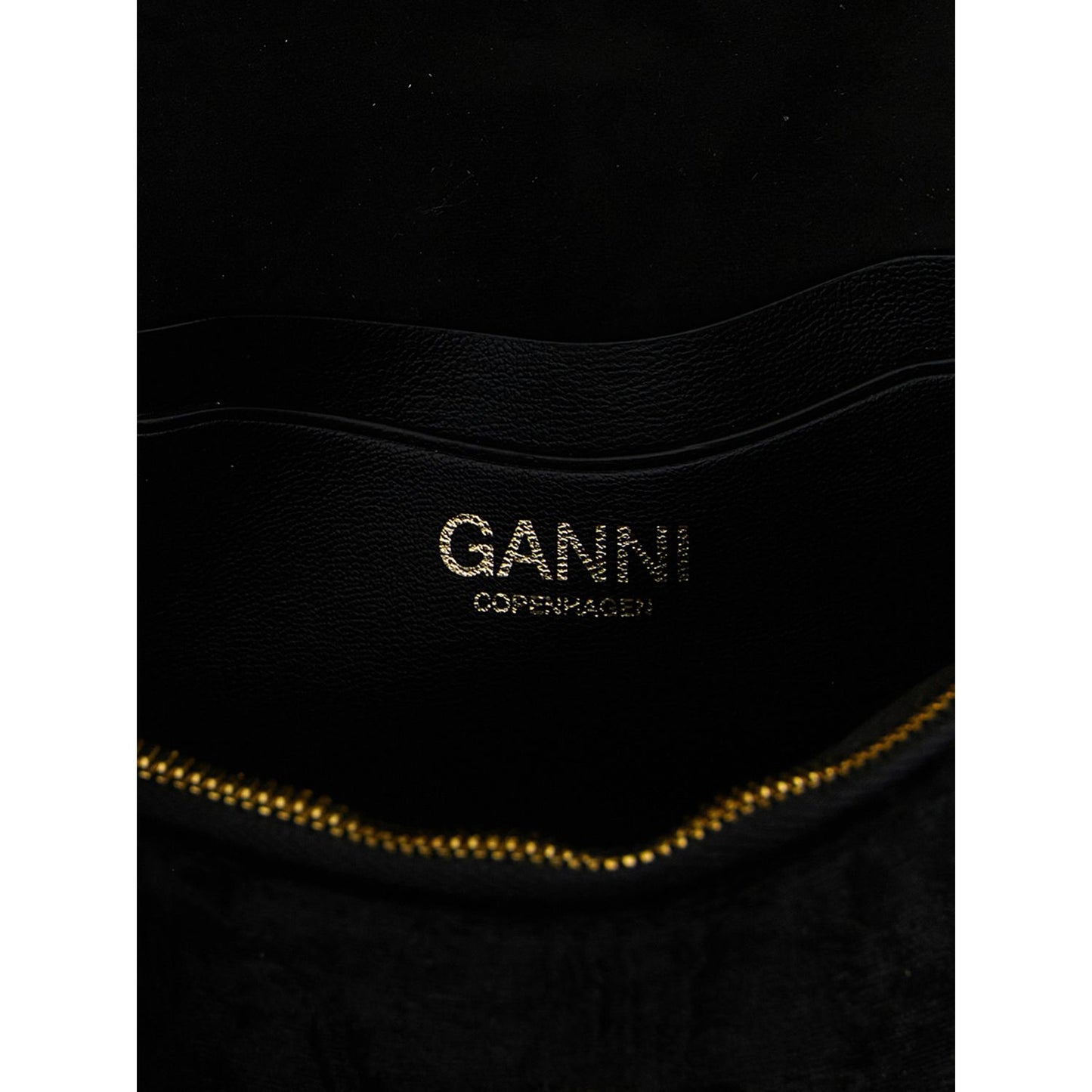 Ganni Black Polyester Cardholder