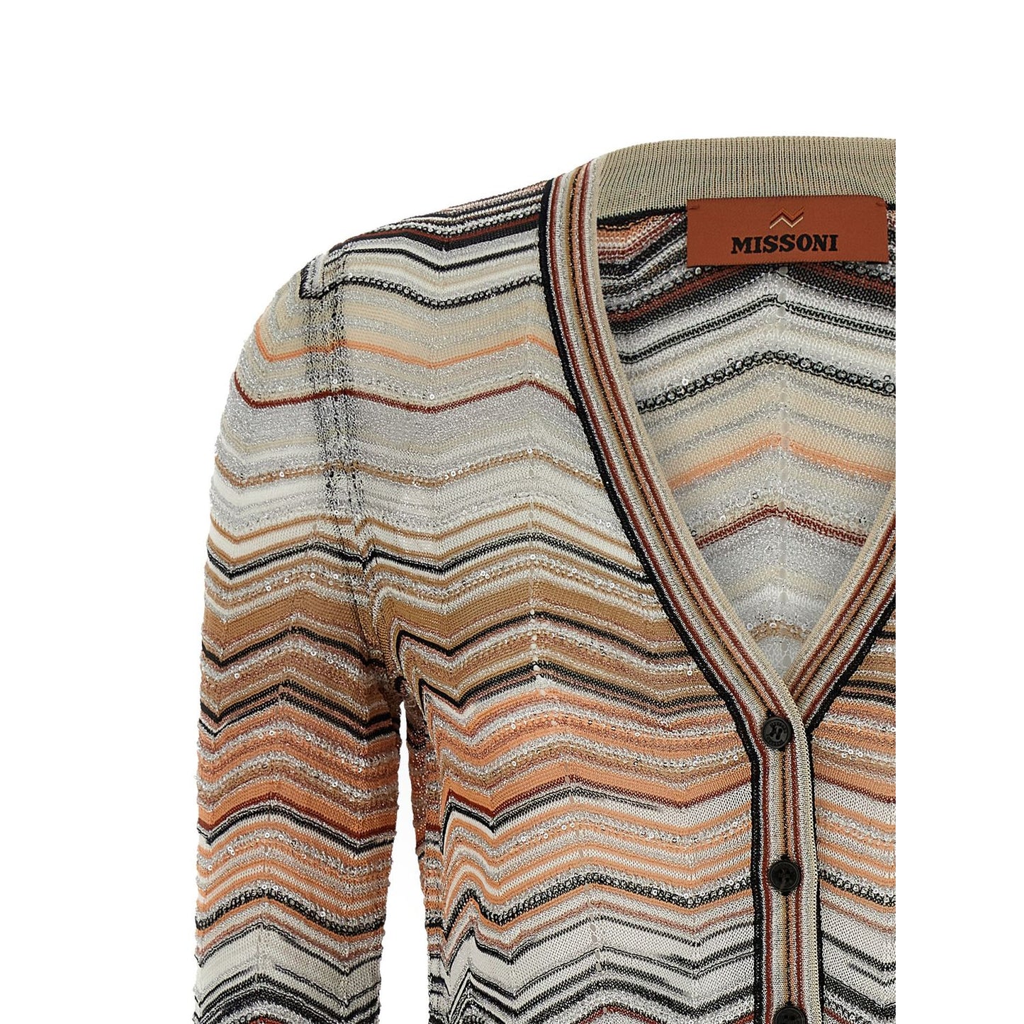 Missoni Brown Viscose Cardigan