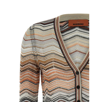 Missoni Brown Viscose Cardigan