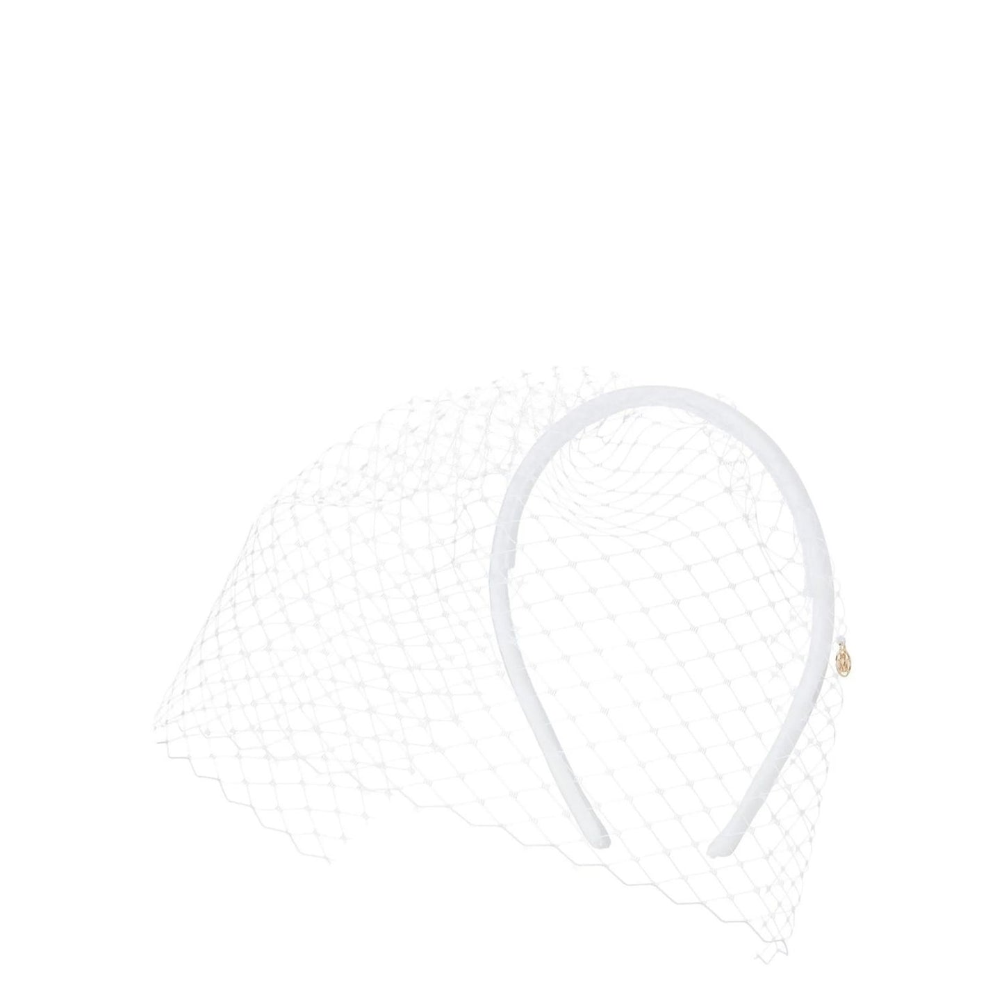 Maison Michel White Polyamide Headband