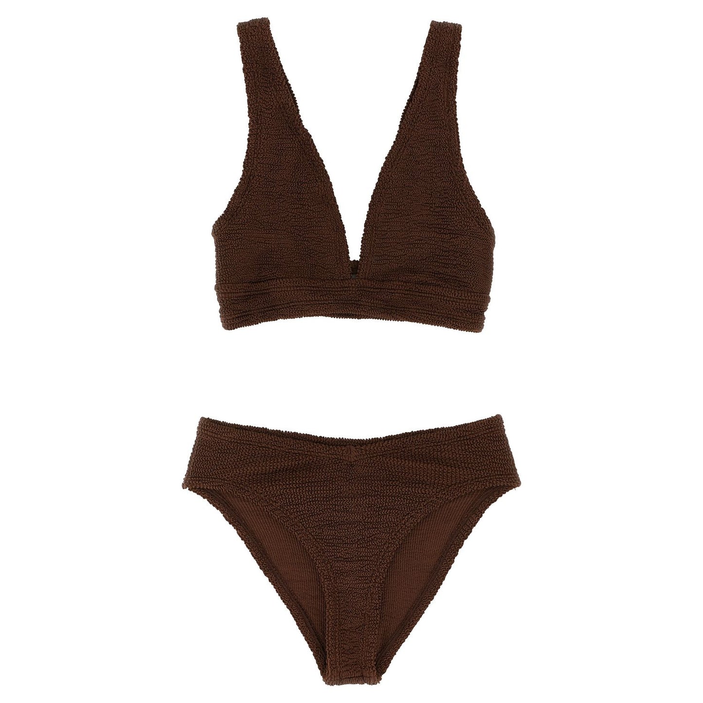 Hunza G Brown Polyamide Bikini