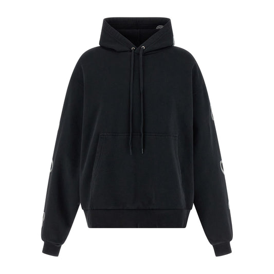 Balenciaga Black Cotton Hoodie