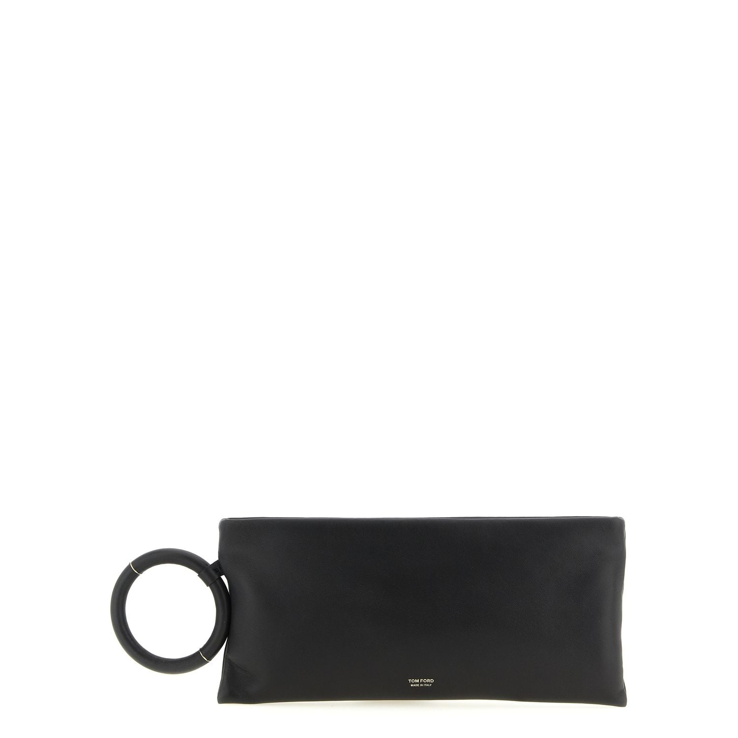 Tom Ford Black Lambskin Clutch Bag