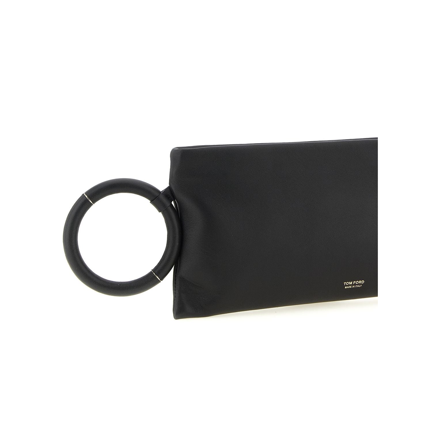 Tom Ford Black Lambskin Clutch Bag