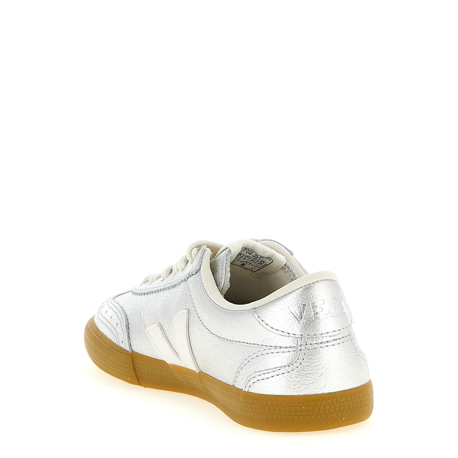 Veja Silver Genuine Leather Sneakers