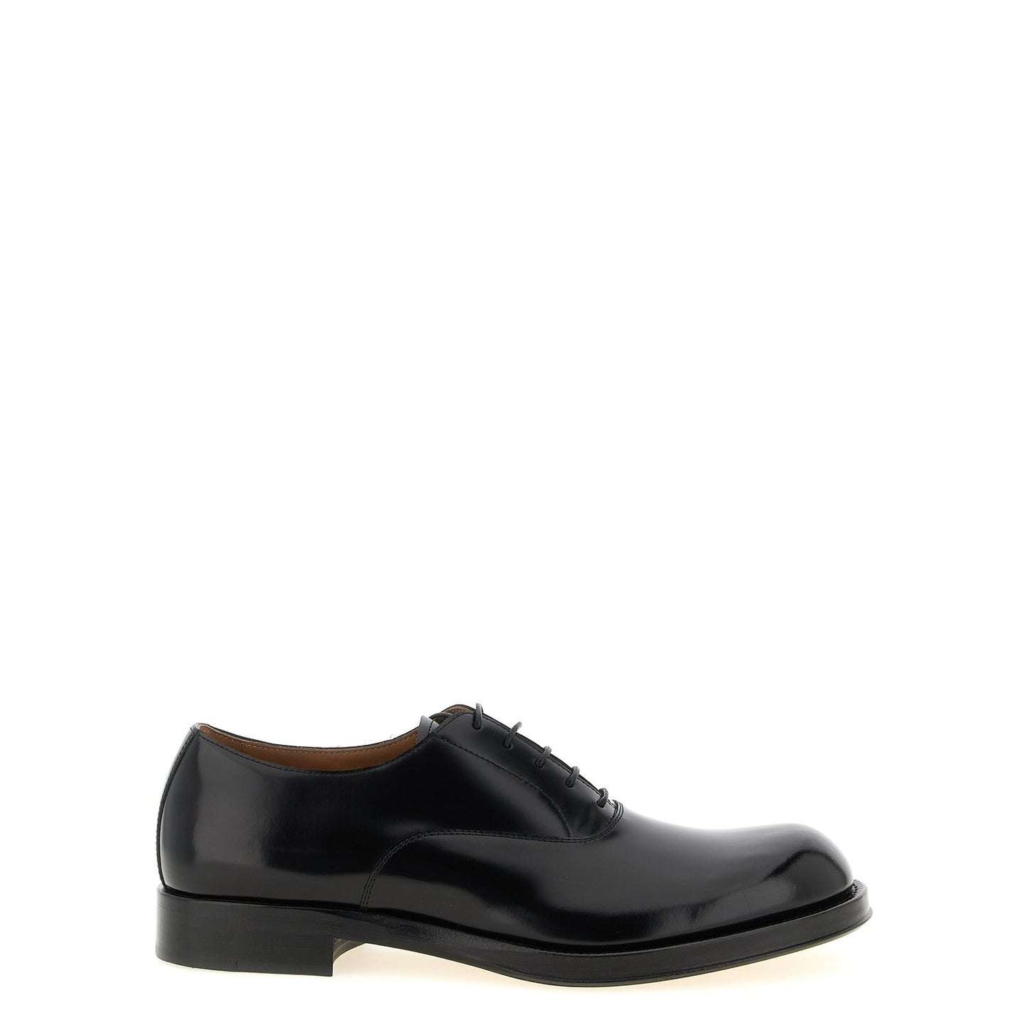 Dries Van Noten Black Calfskin Oxfords And Derbies