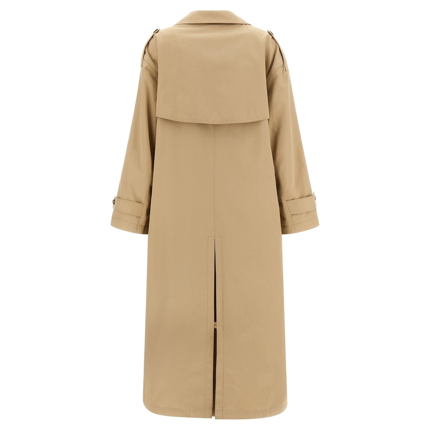 MM6 Maison Margiela Beige Cotton Coat