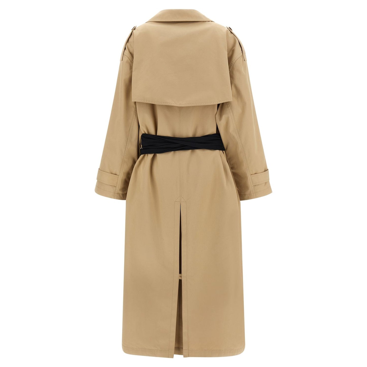 MM6 Maison Margiela Beige Cotton Coat