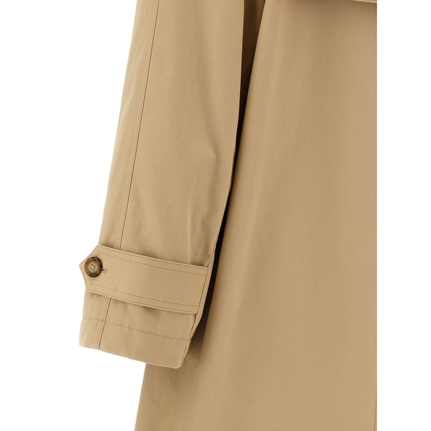 MM6 Maison Margiela Beige Cotton Coat