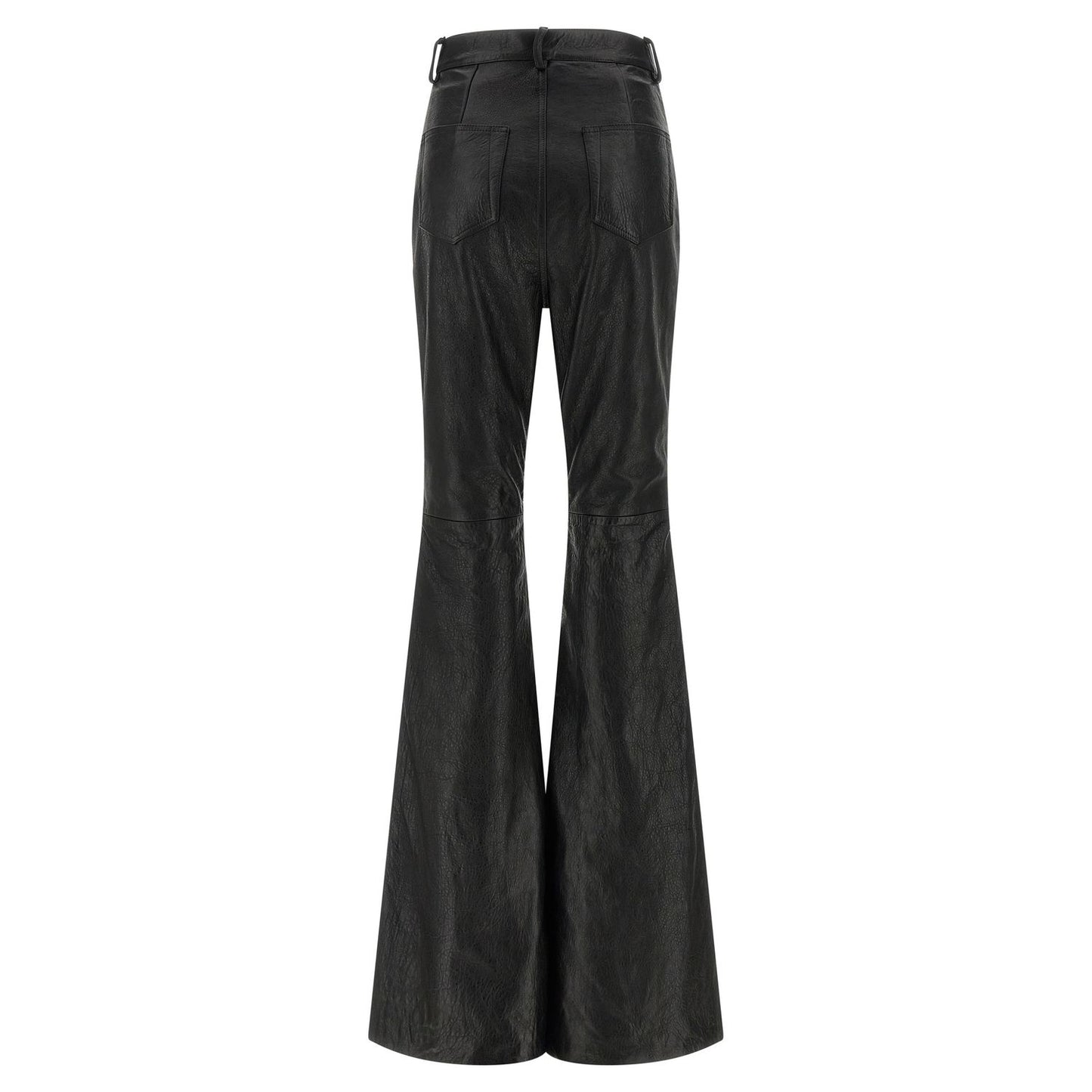 Rick Owens Black Lamb Leather Pants