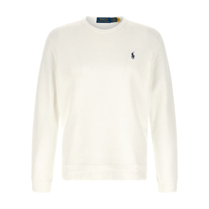 Polo Ralph Lauren White Cotton Sweatshirt