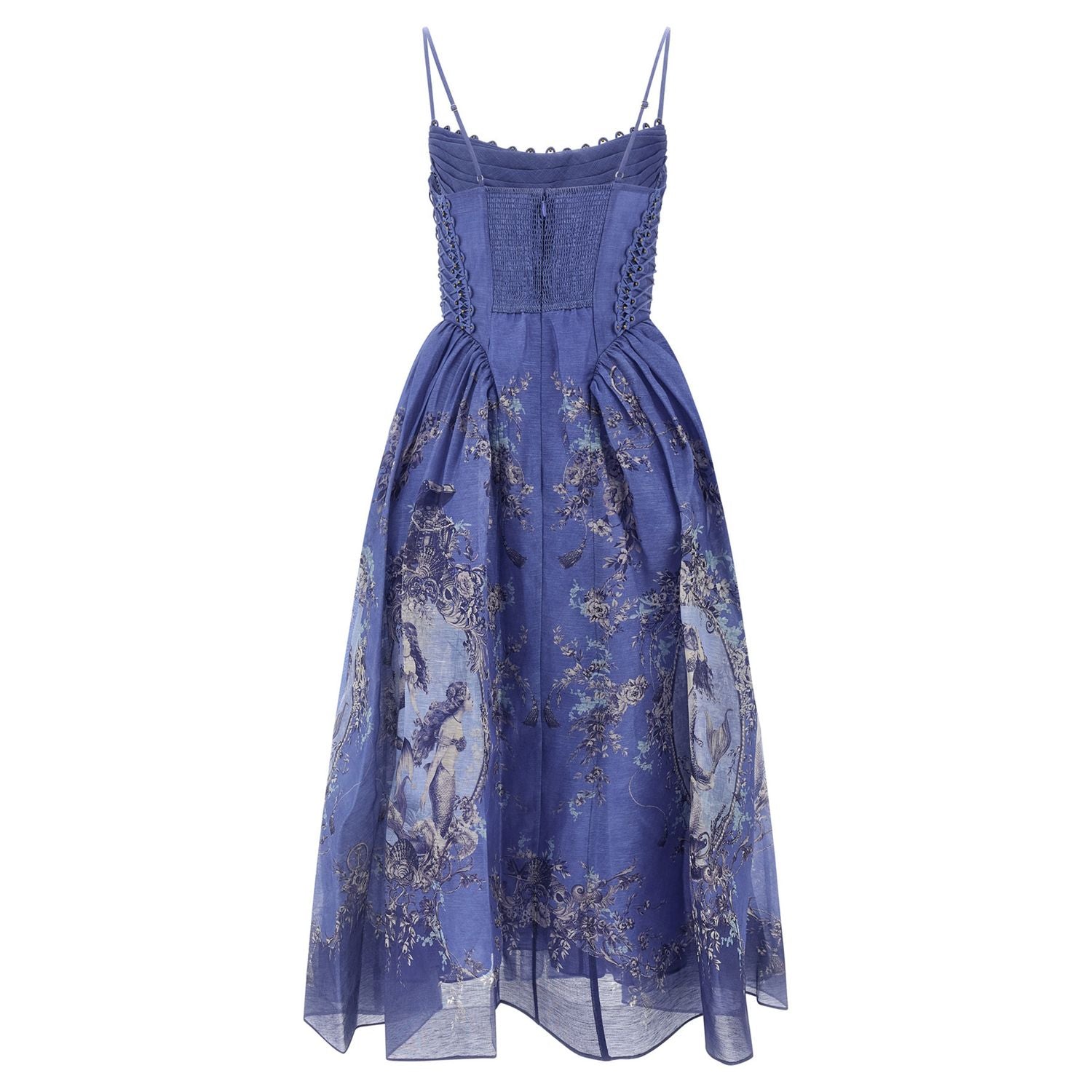 Zimmermann Blue Linen Long Dress