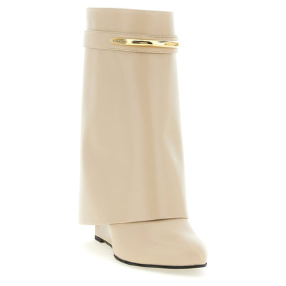 Givenchy Beige Calfskin Ankle Boots