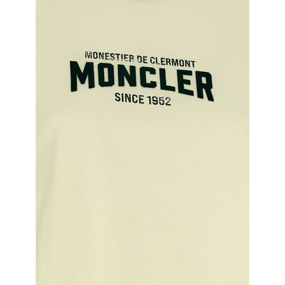 Moncler Beige Cotton T-Shirt