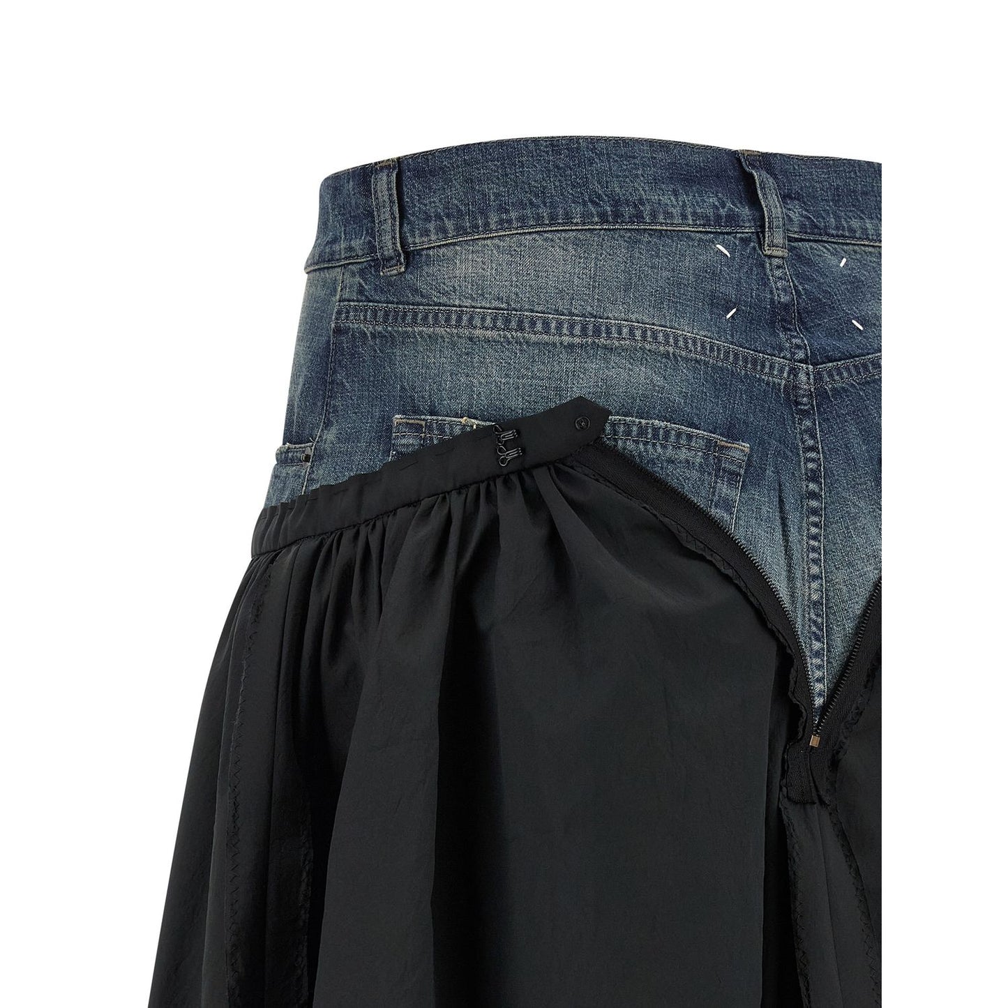 Maison Margiela Multicolor Polyester Midi Skirt
