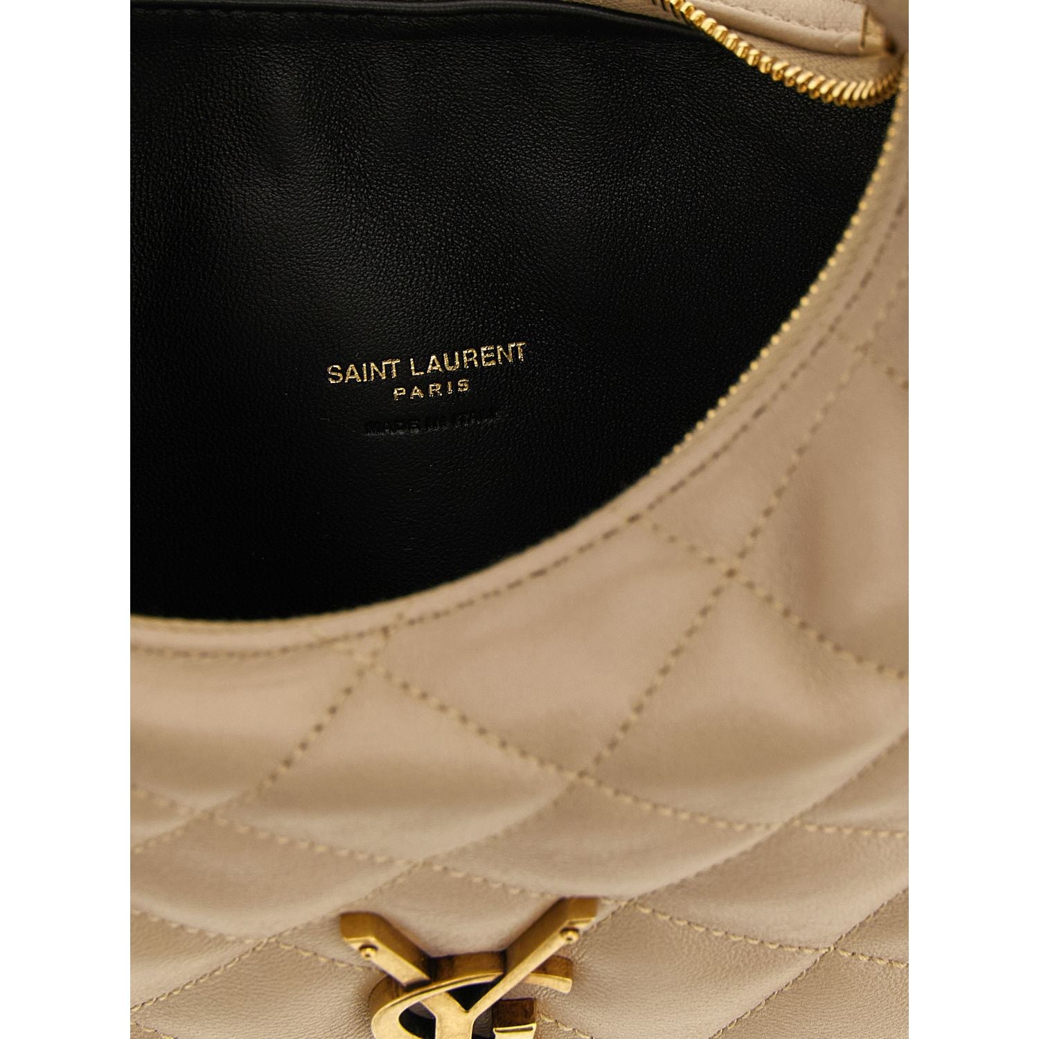 Saint Laurent Beige Icarino Lamb Leather Handbag