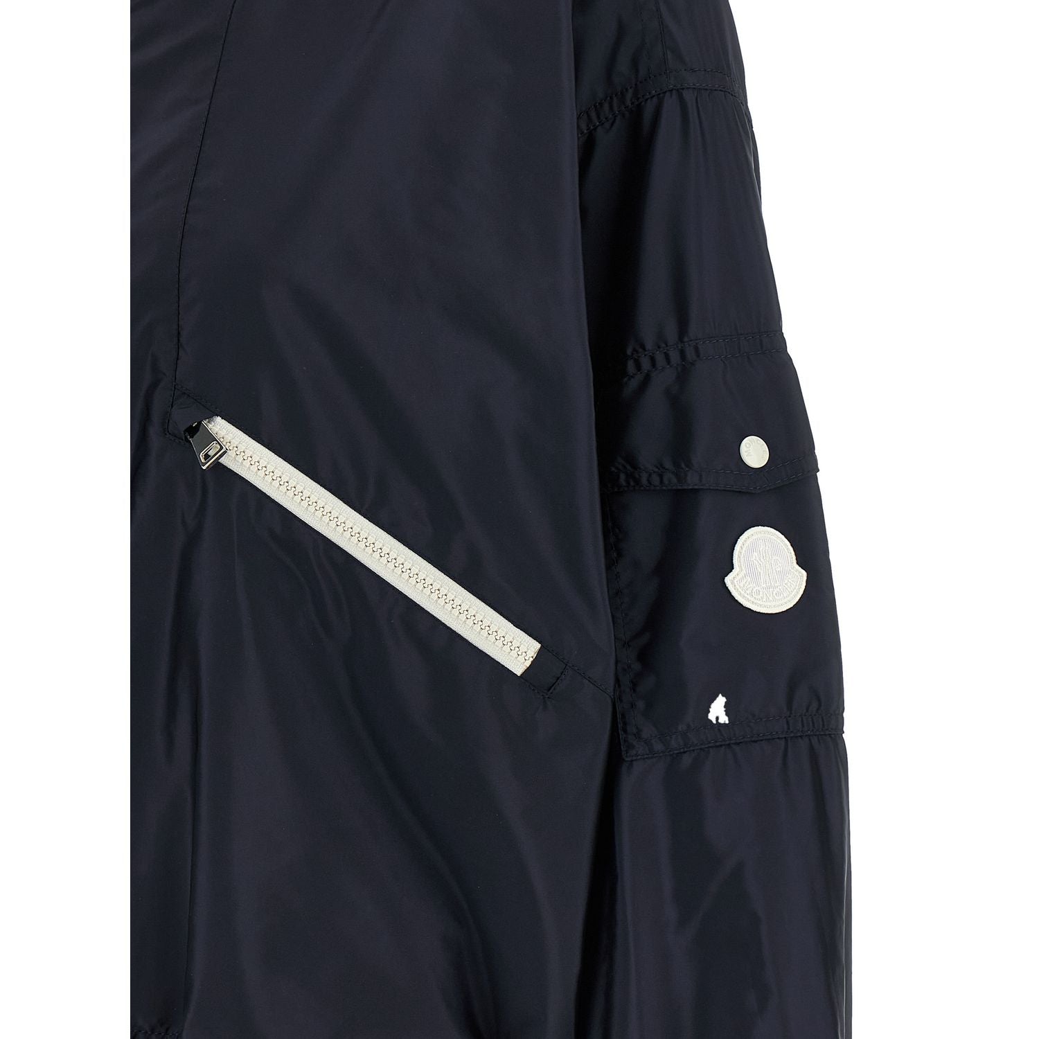 Moncler Blue Polyamide Shell Jacket