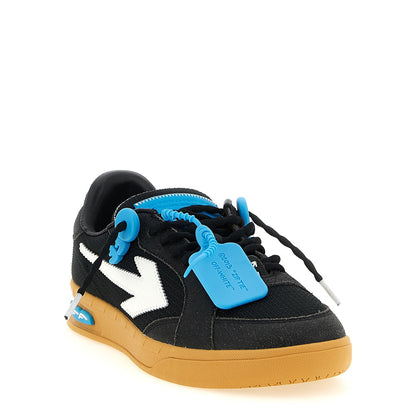 Off-White Black Polyester Athletic Sneakers
