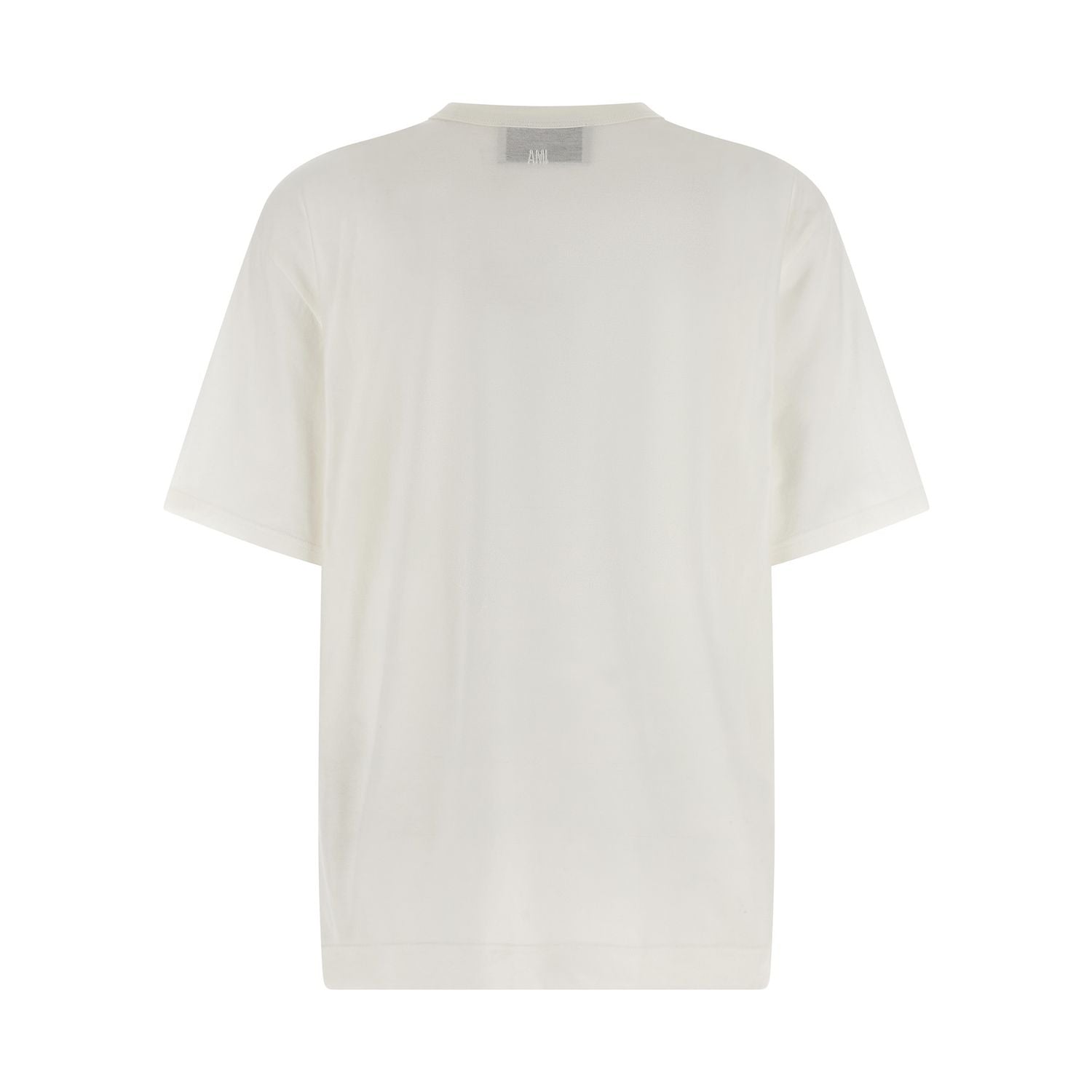 Ami Paris White Cotton T-Shirt