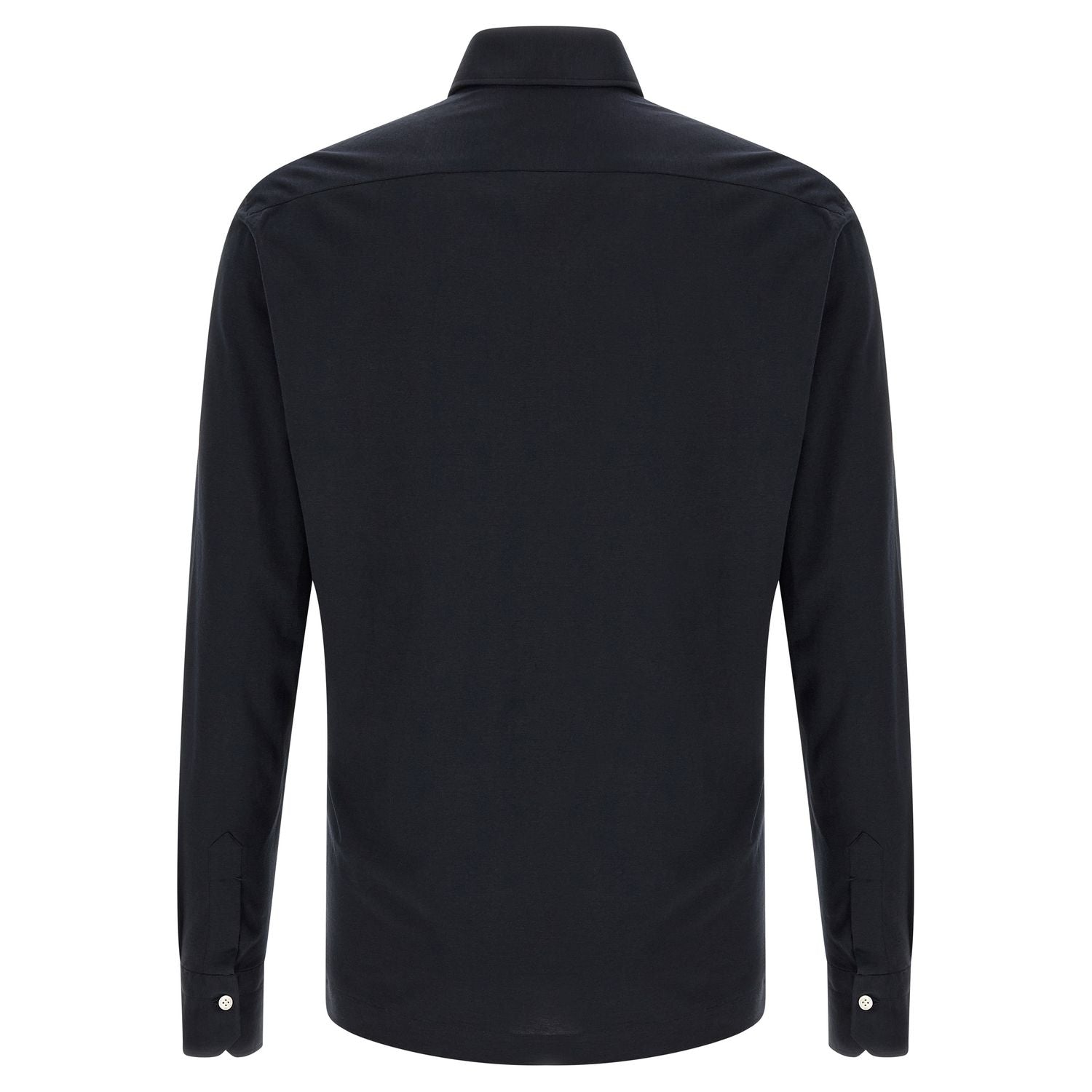 Kiton Blue Cotton Polo Shirt