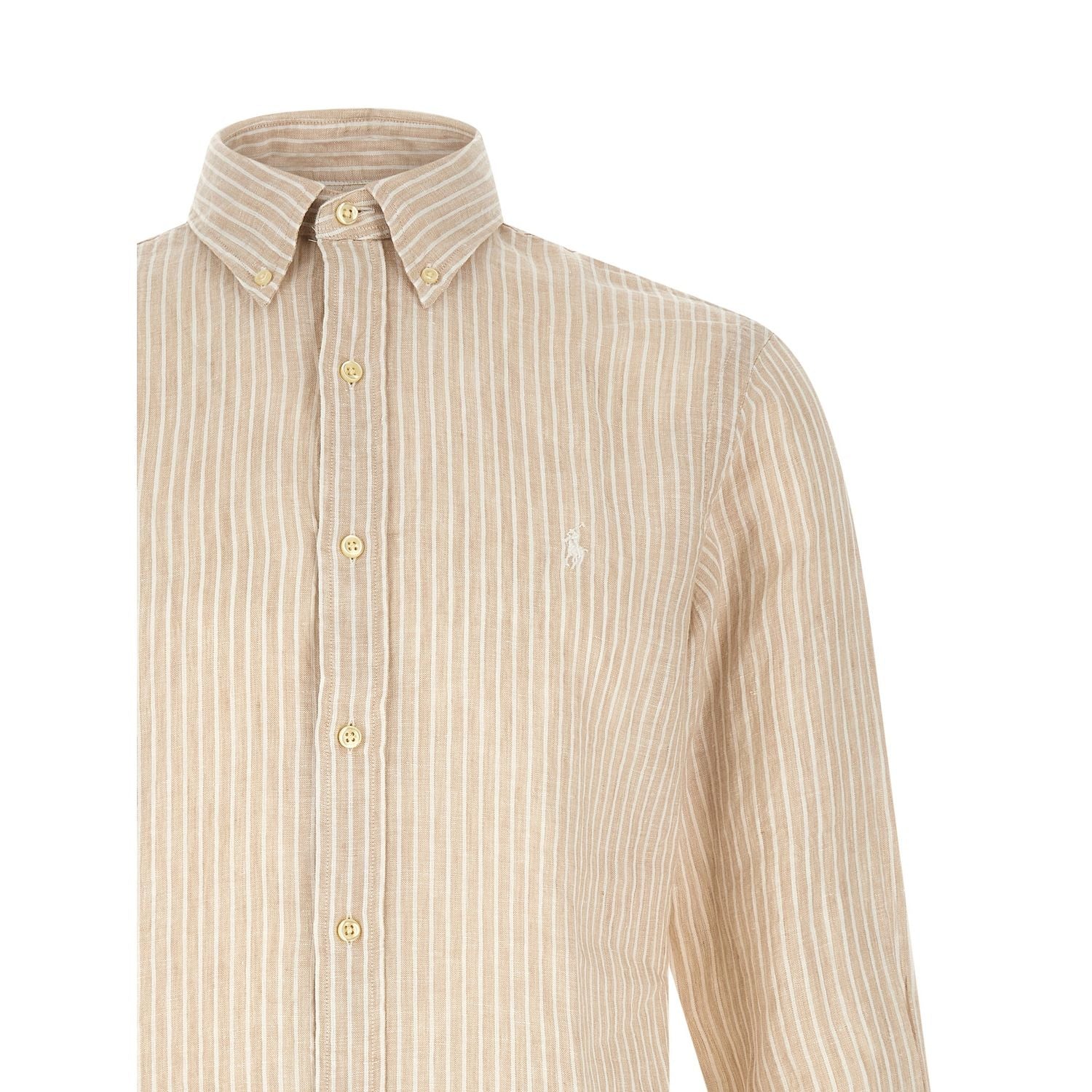 Polo Ralph Lauren Beige Linen Blouse