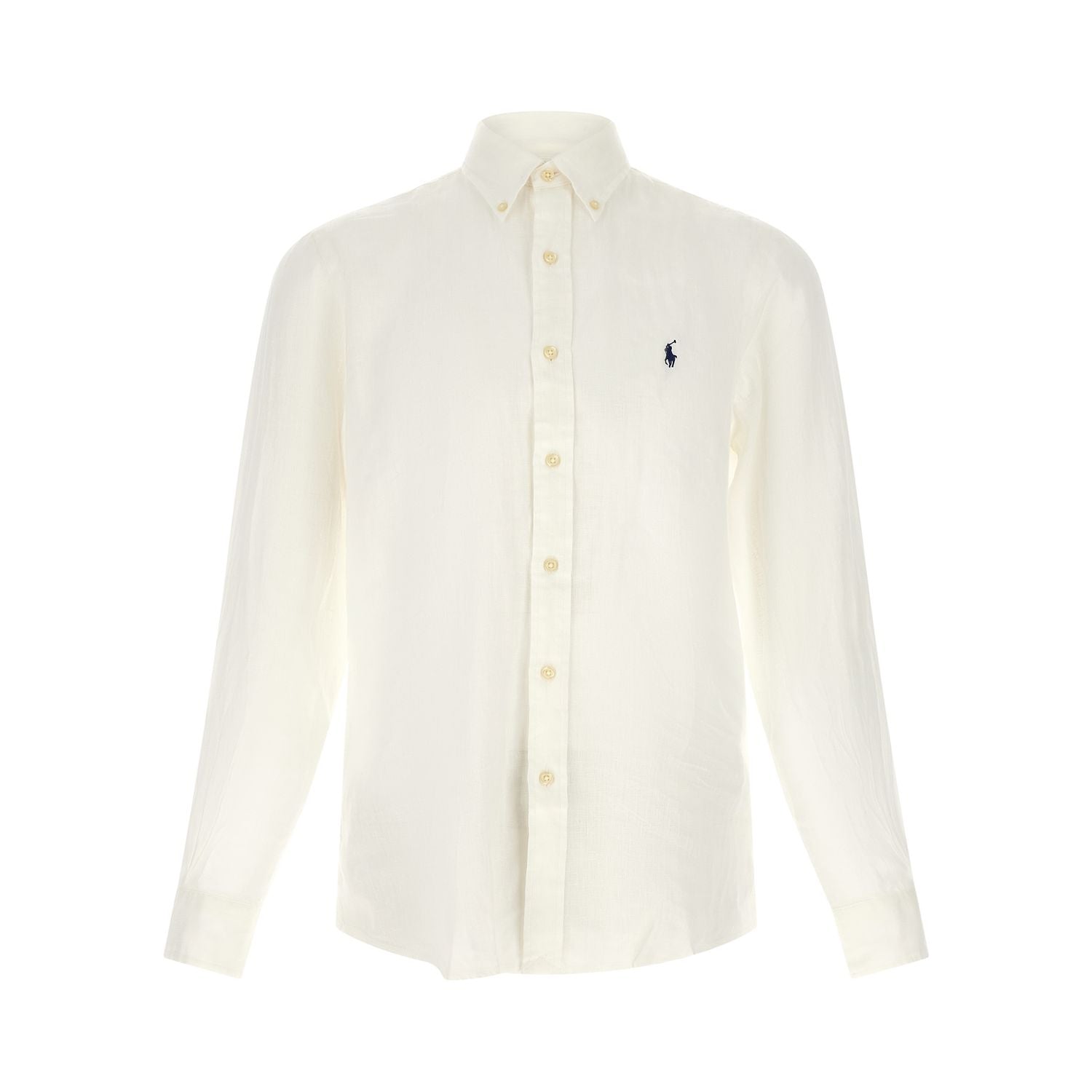 Polo Ralph Lauren White Linen Blouse