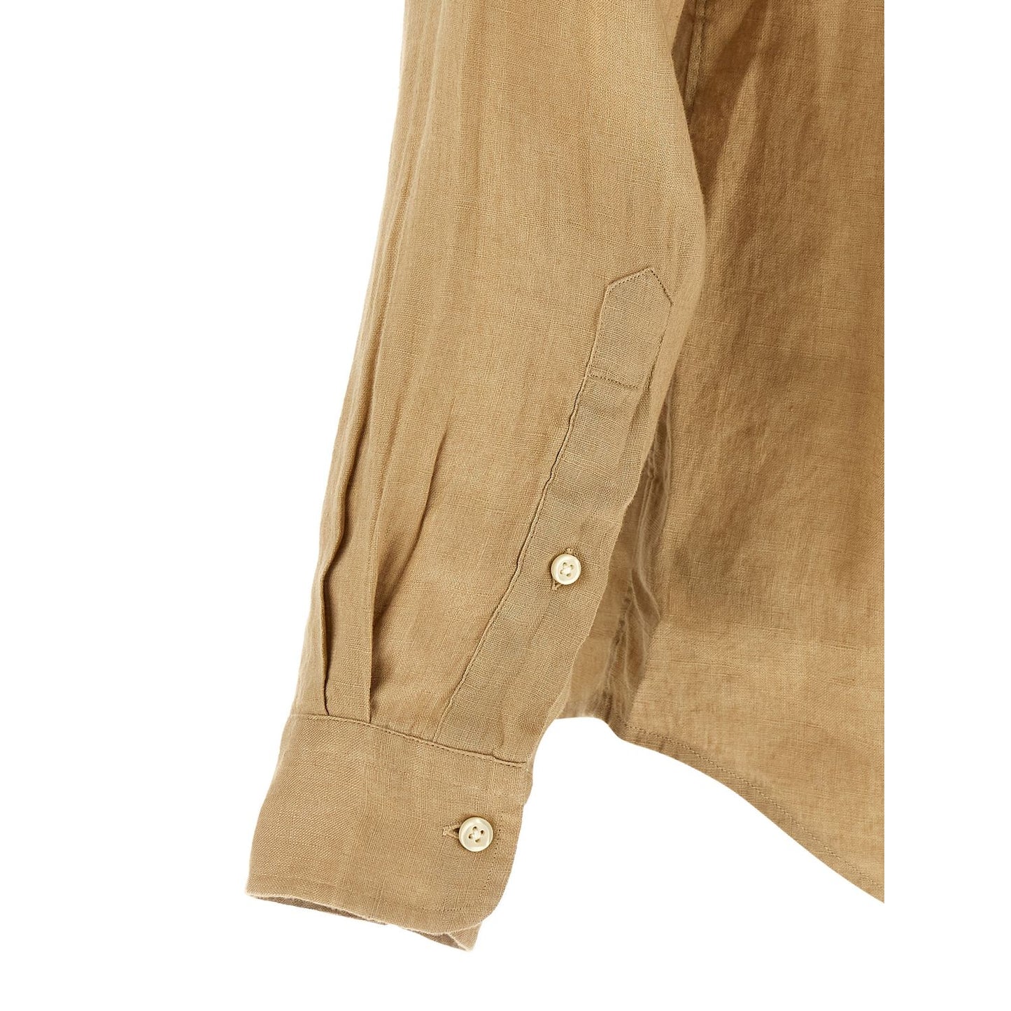 Polo Ralph Lauren Beige Linen Blouse