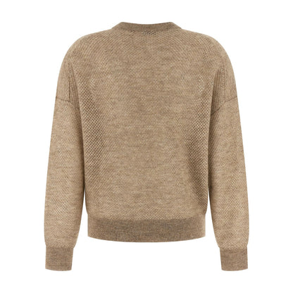 Brunello Cucinelli Beige Wool Cardigan