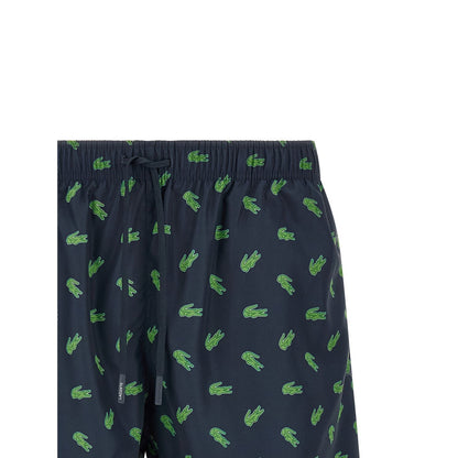 Lacoste Blue Polyester Swim Shorts