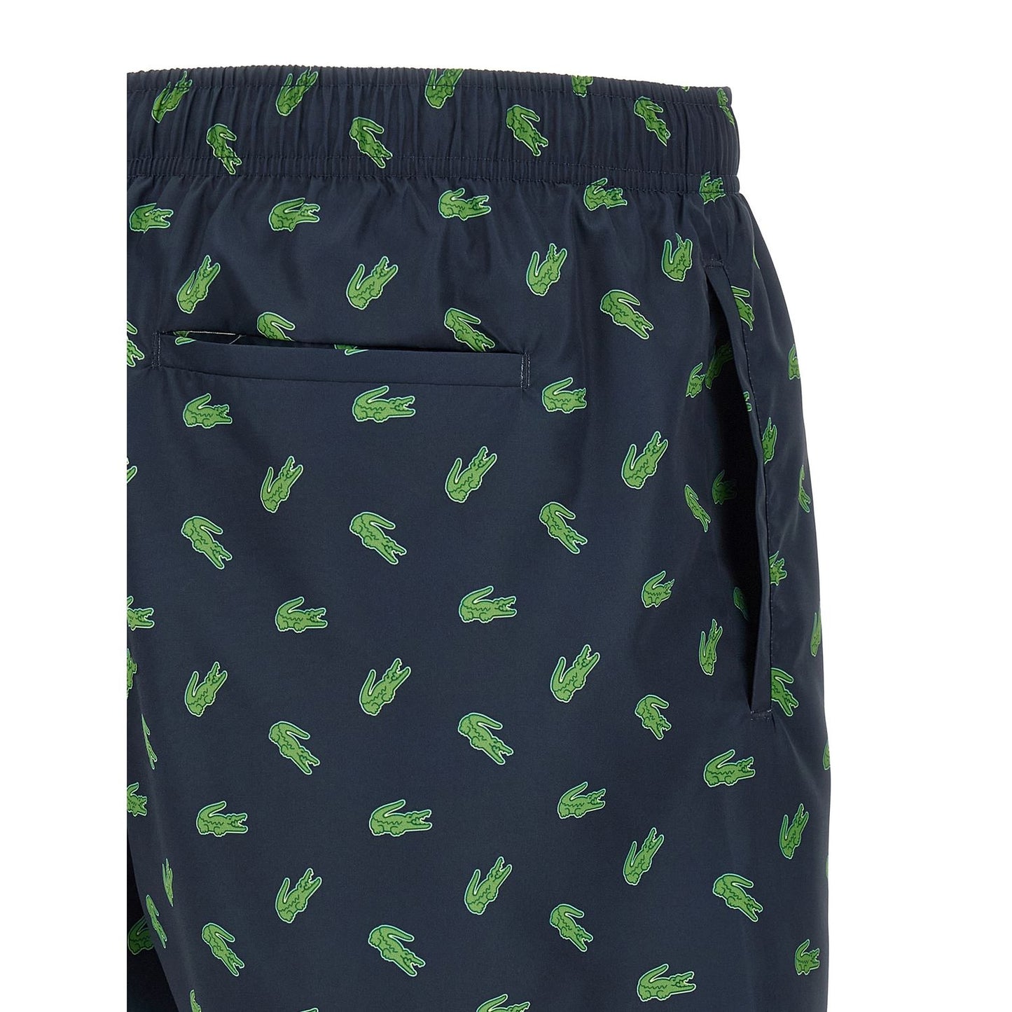 Lacoste Blue Polyester Swim Shorts
