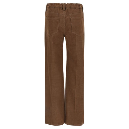 Brunello Cucinelli Brown Cotton Jeans Denim