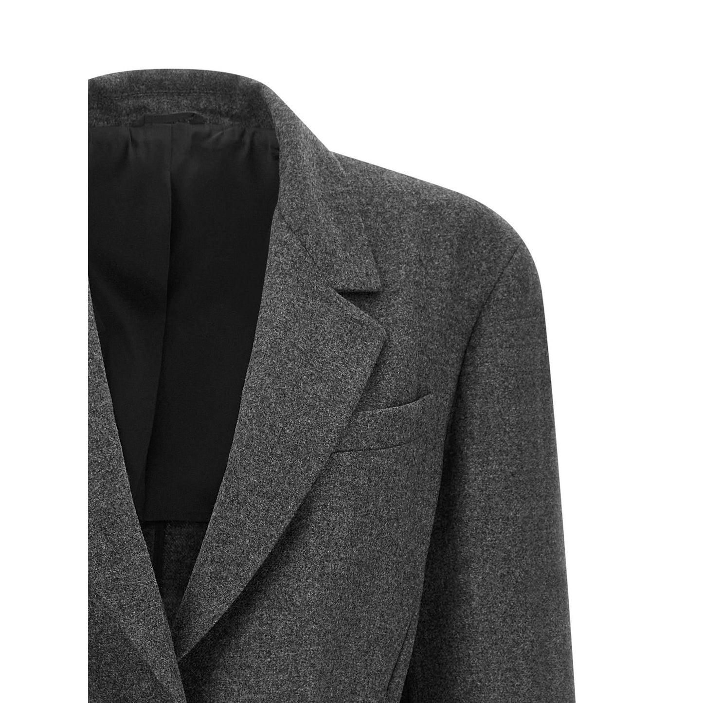Brunello Cucinelli Gray Virgin Wool Blazer