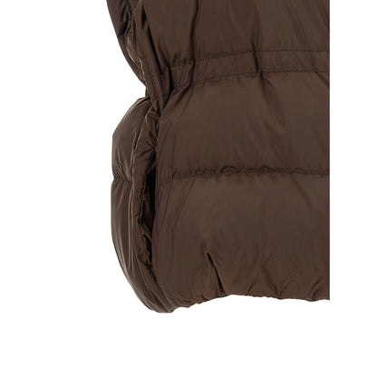Brunello Cucinelli Brown Polyester Sleeveless Jacket