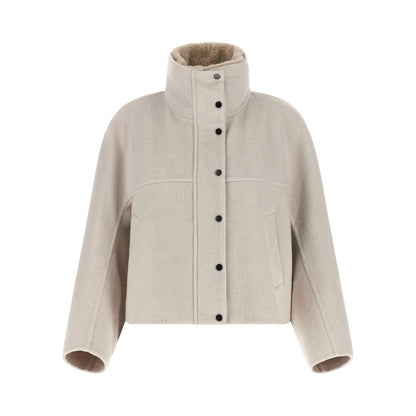 Brunello Cucinelli Gray Virgin Wool Coat