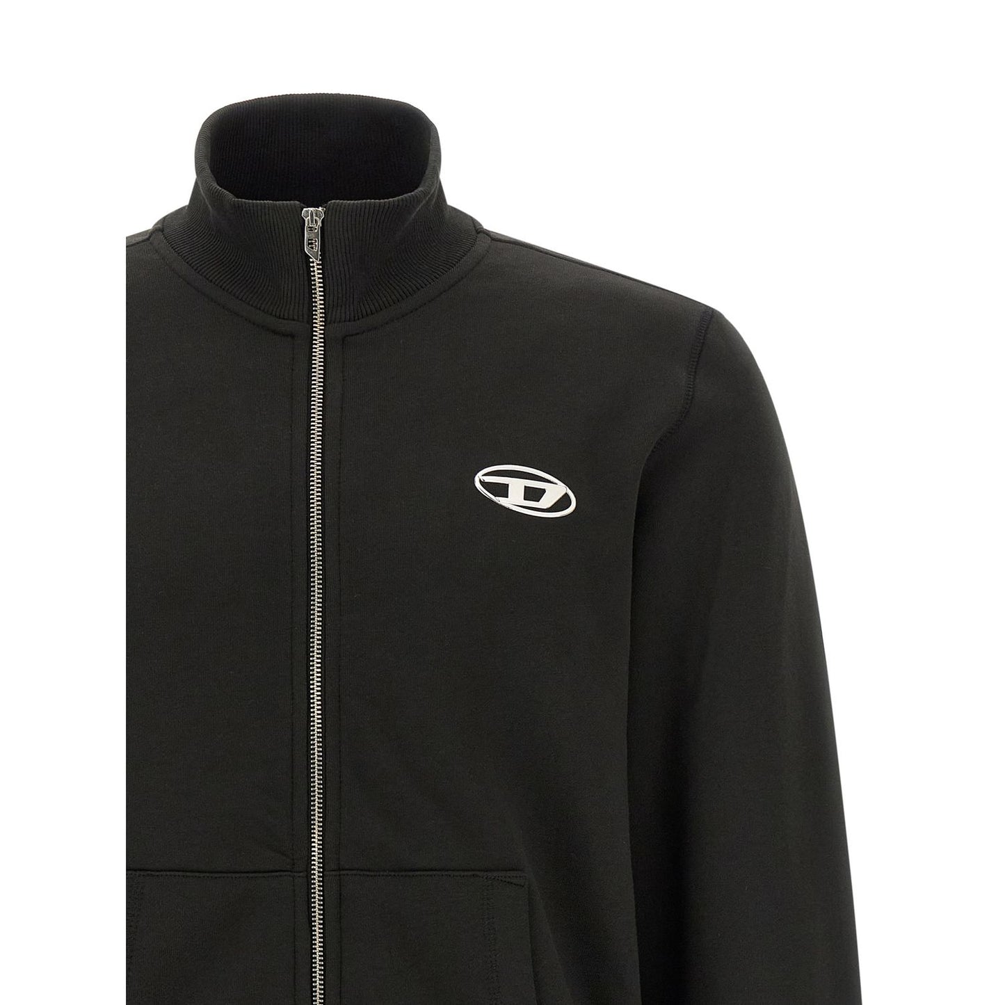 Diesel Black Cotton Sweatshirt