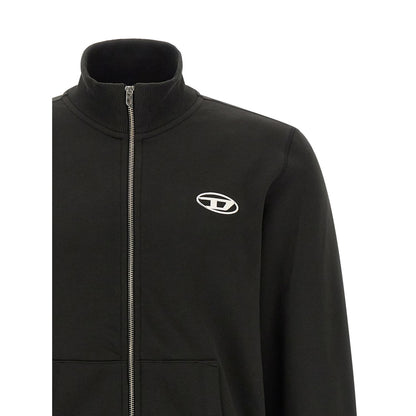 Diesel Black Cotton Sweatshirt