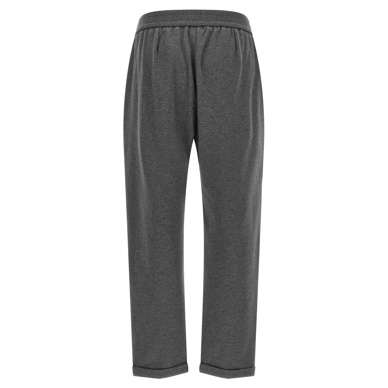 Brunello Cucinelli Gray Cotton Casual Pants