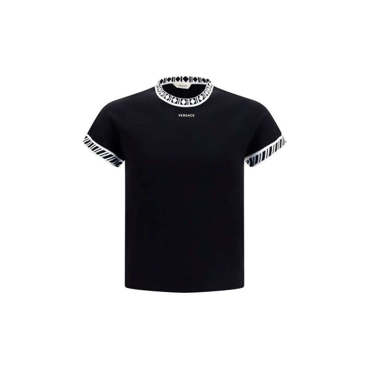 Versace Black Cotton T-Shirt