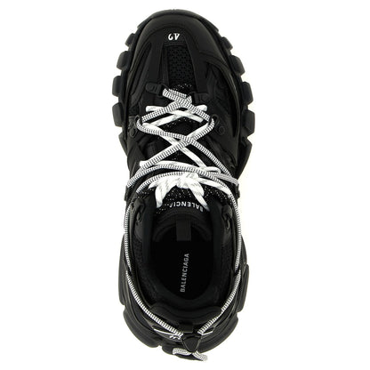 Balenciaga Black Polyethylene Athletic Sneakers