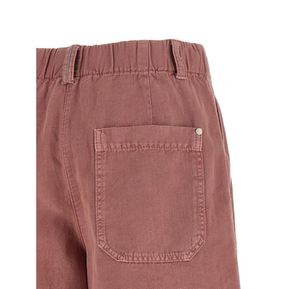 Brunello Cucinelli Multicolor Cotton Bermuda Shorts