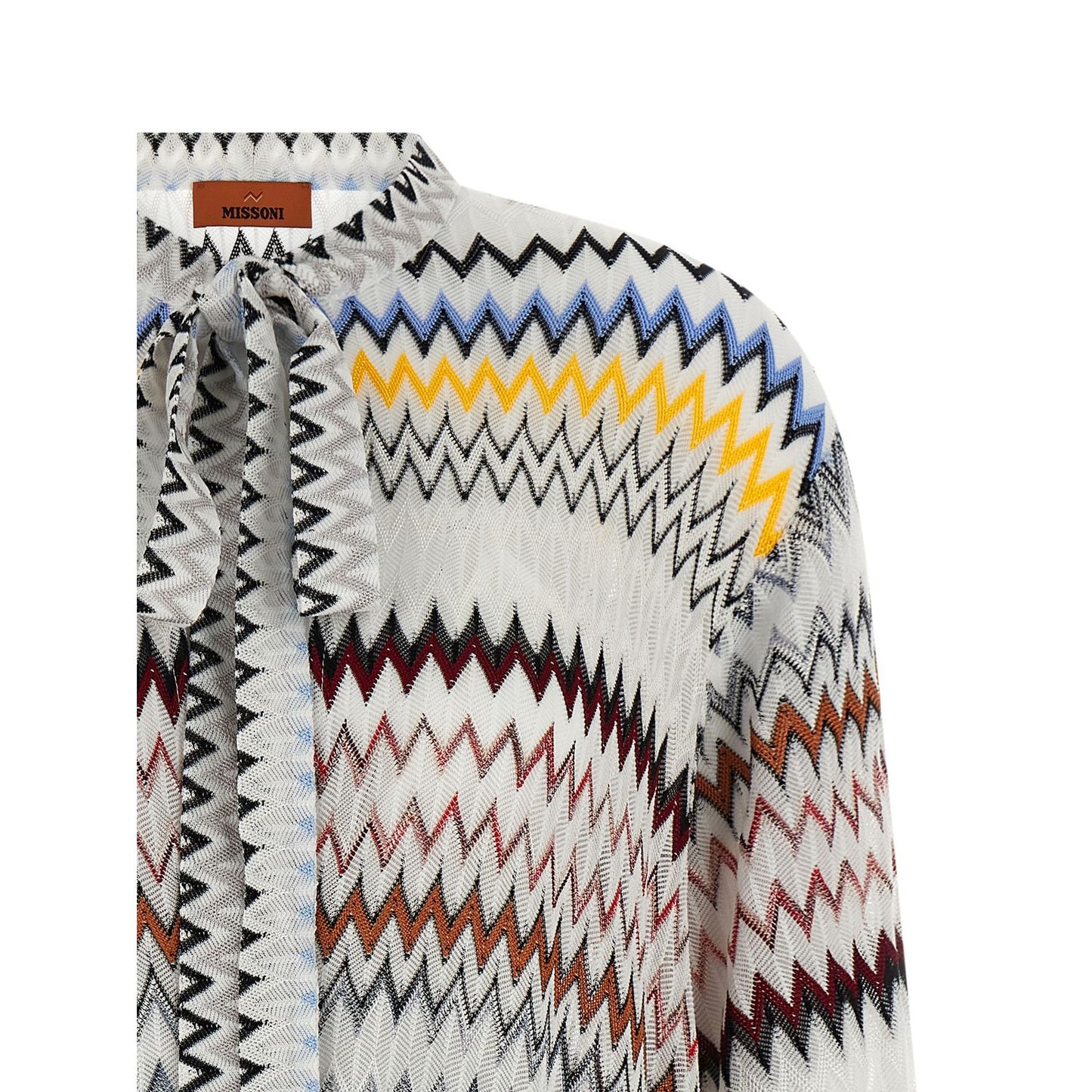 Missoni White Viscose Short Dress