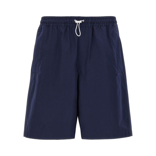 Gucci Blue Cotton Bermuda Shorts