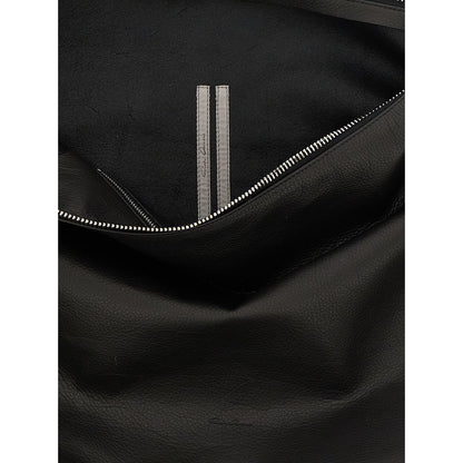 Rick Owens Black Calfskin Shoulder Bag