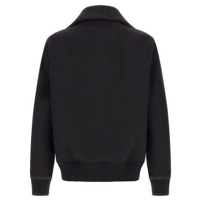 Rick Owens Black Virgin Wool Bomber