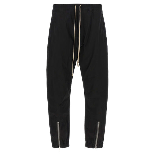 Rick Owens Black Cotton Joggers (Workout Pants)