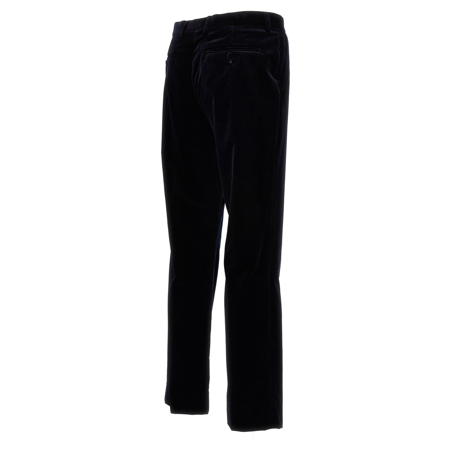 Gucci Blue Cotton Casual Pants