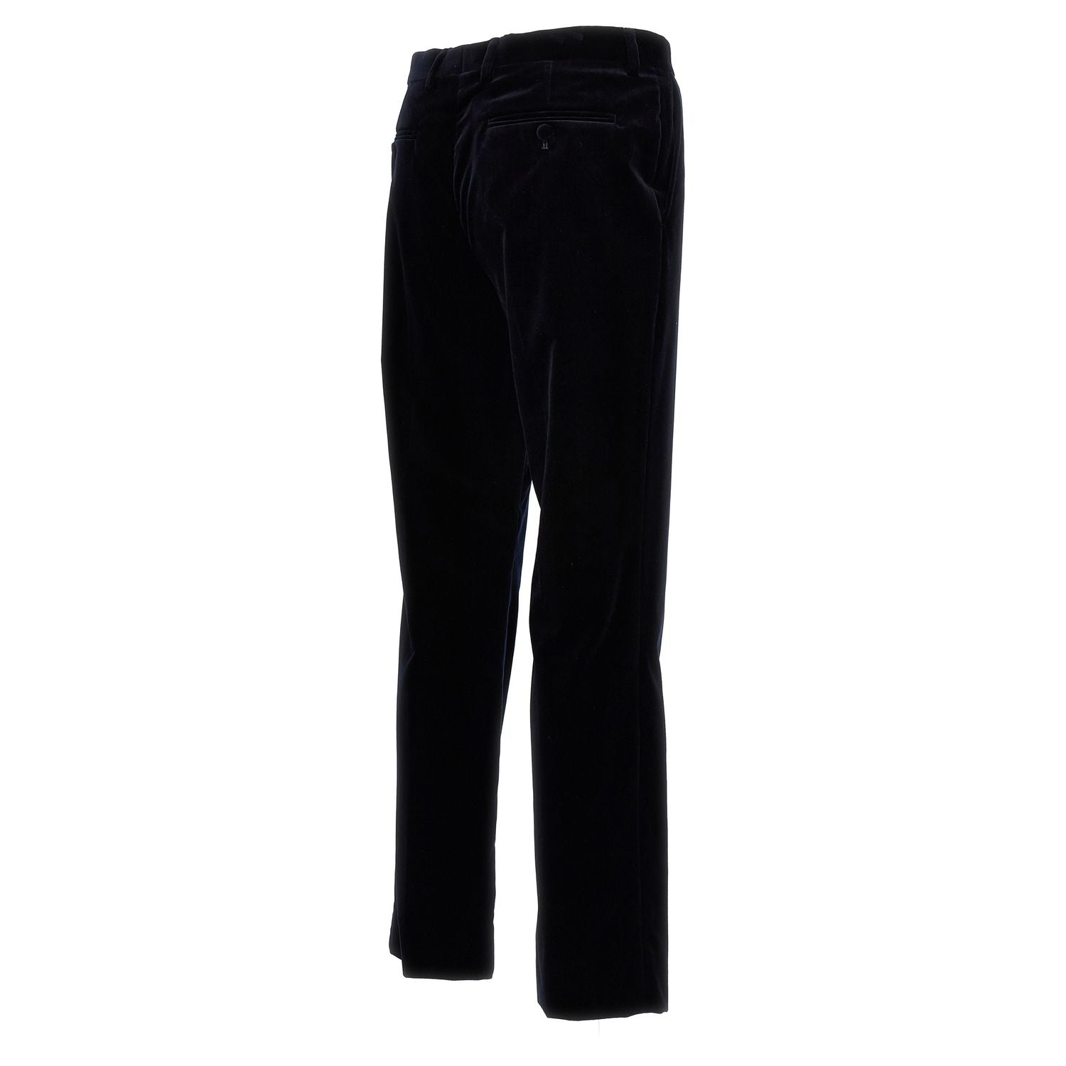 Gucci Blue Cotton Casual Pants