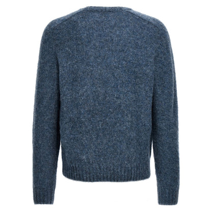 Harmony Blue Wool Cardigan