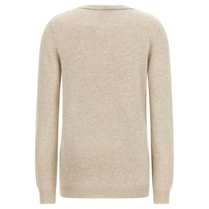 Brunello Cucinelli Beige Cashmere Cardigan